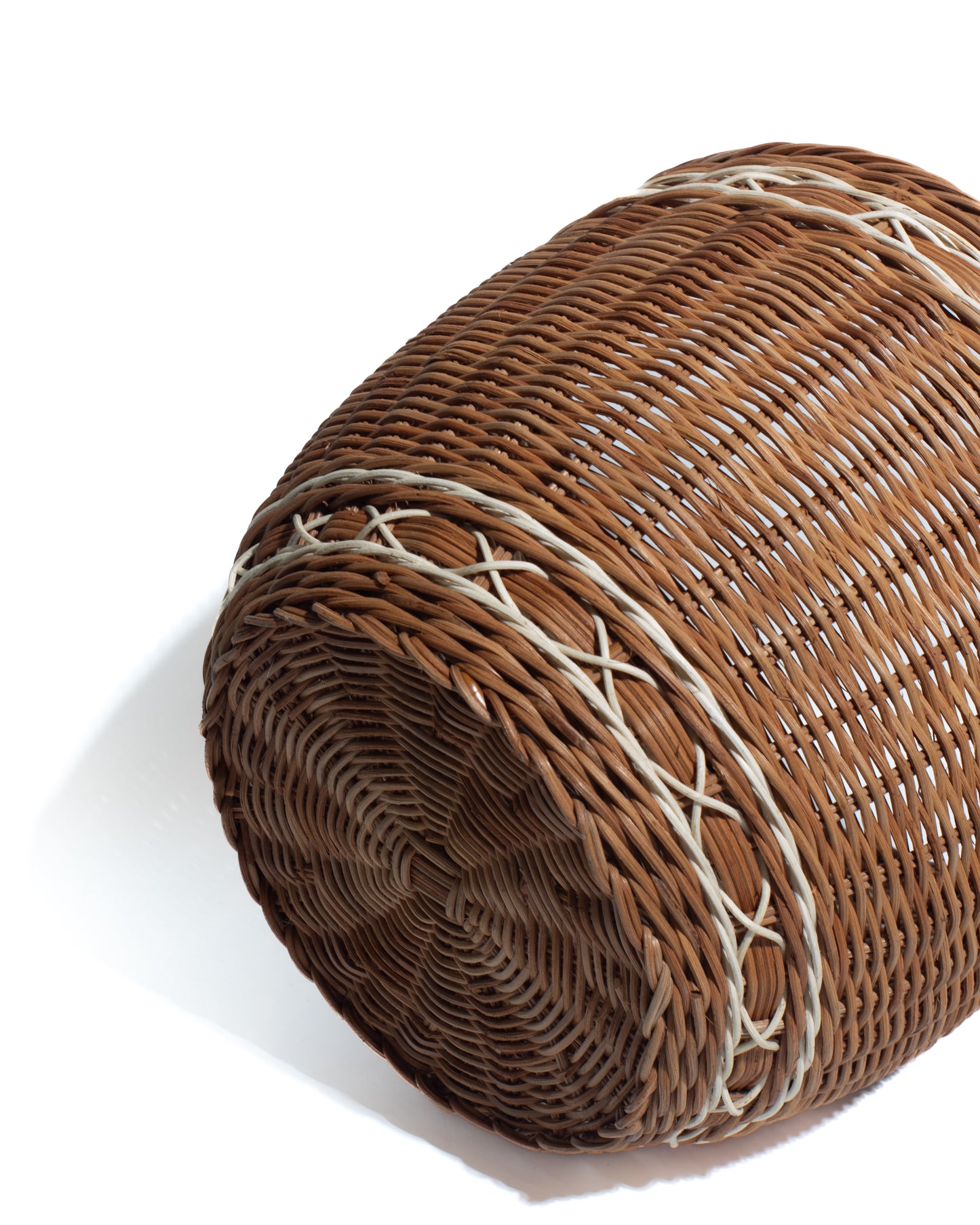 laurdry hamper Handwoven Bamboo & Rattan Basket – Natural Decorative Storage Organizer