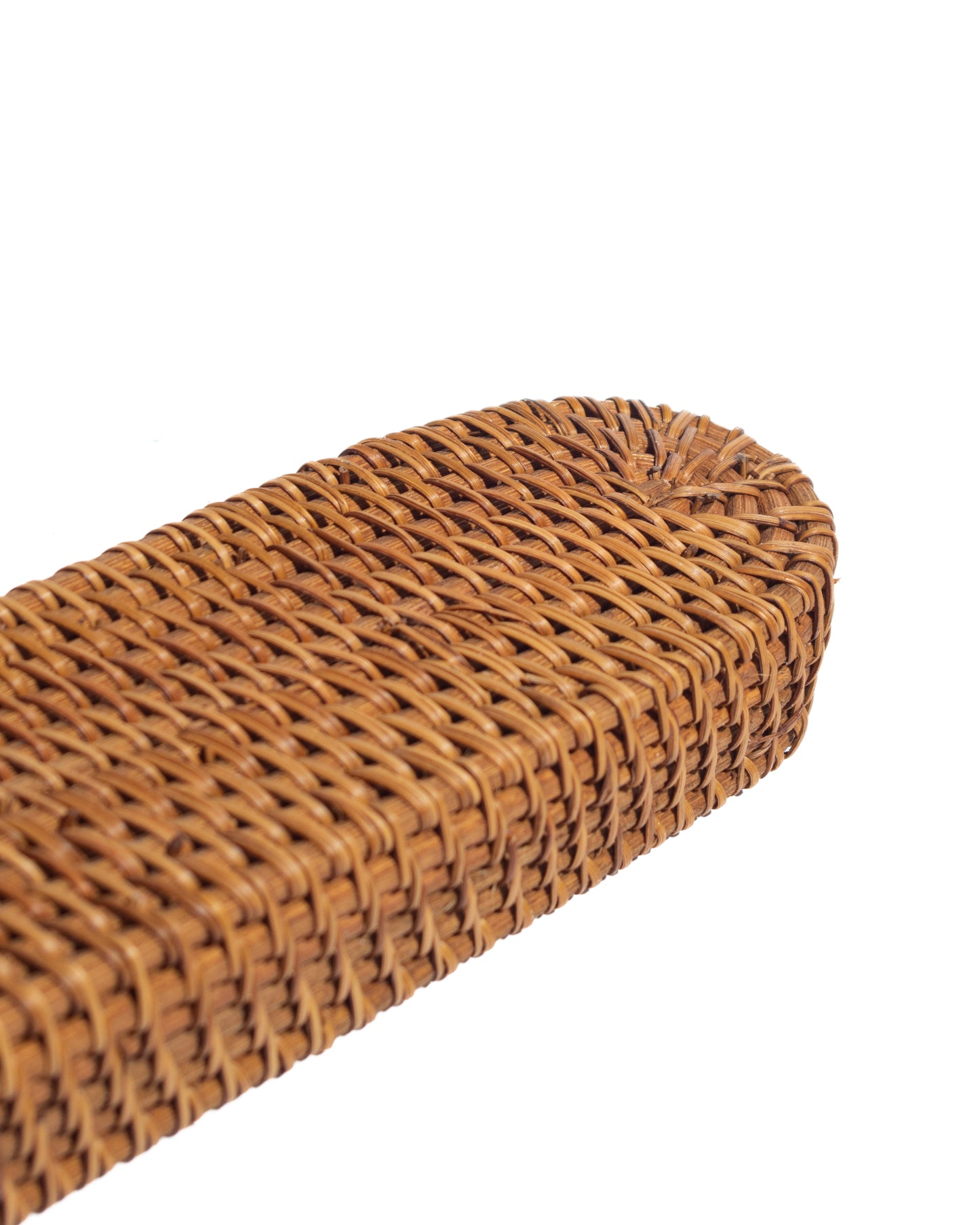 pen box, office supplies handwoven rattan small box