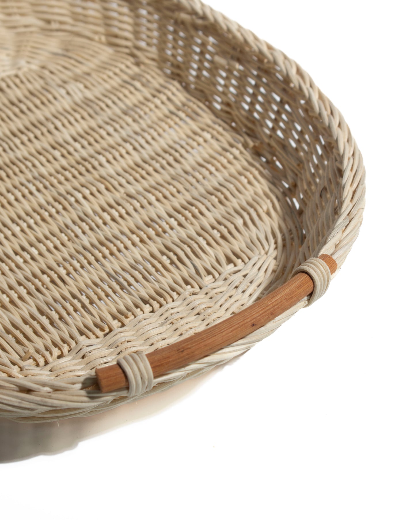 Large Handwoven Rattan Tray –Ideal for storing blankets, clothes, towels, Classic, Eco-Friendly & Versatile