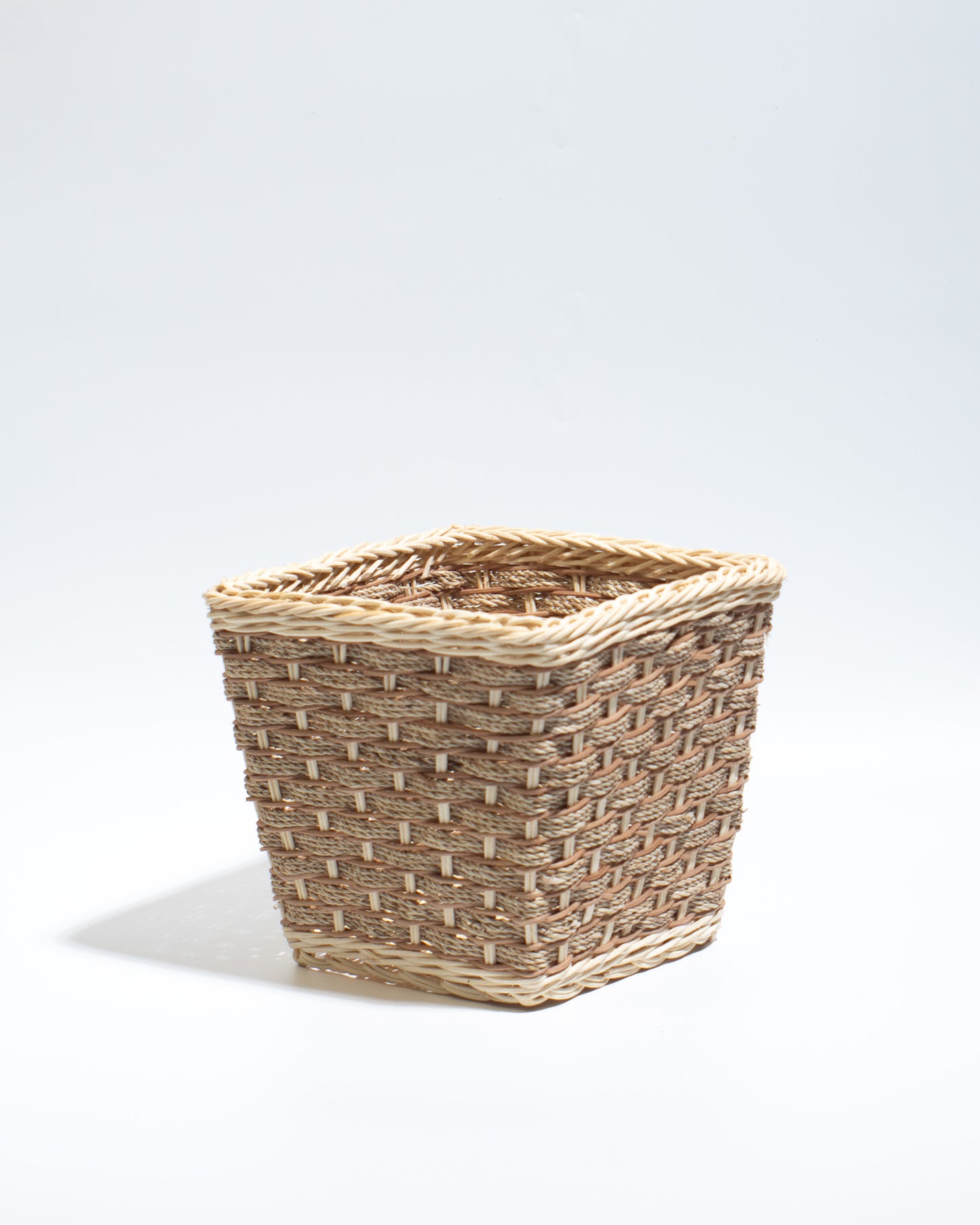 small rattan basket The perfect size for flower arrangements, storing small items, toys, stationery, or accessories.