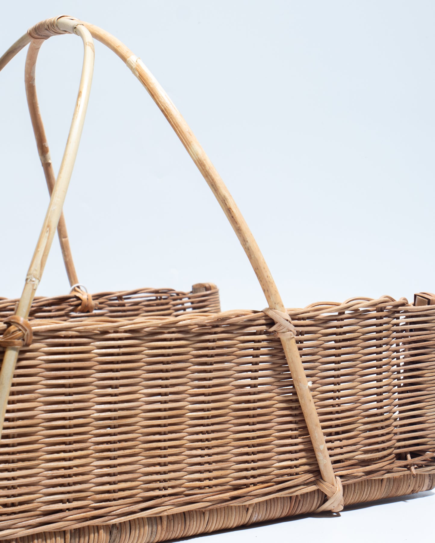 Handwoven Rattan Basket – Rustic & Multi-Purpose Storage