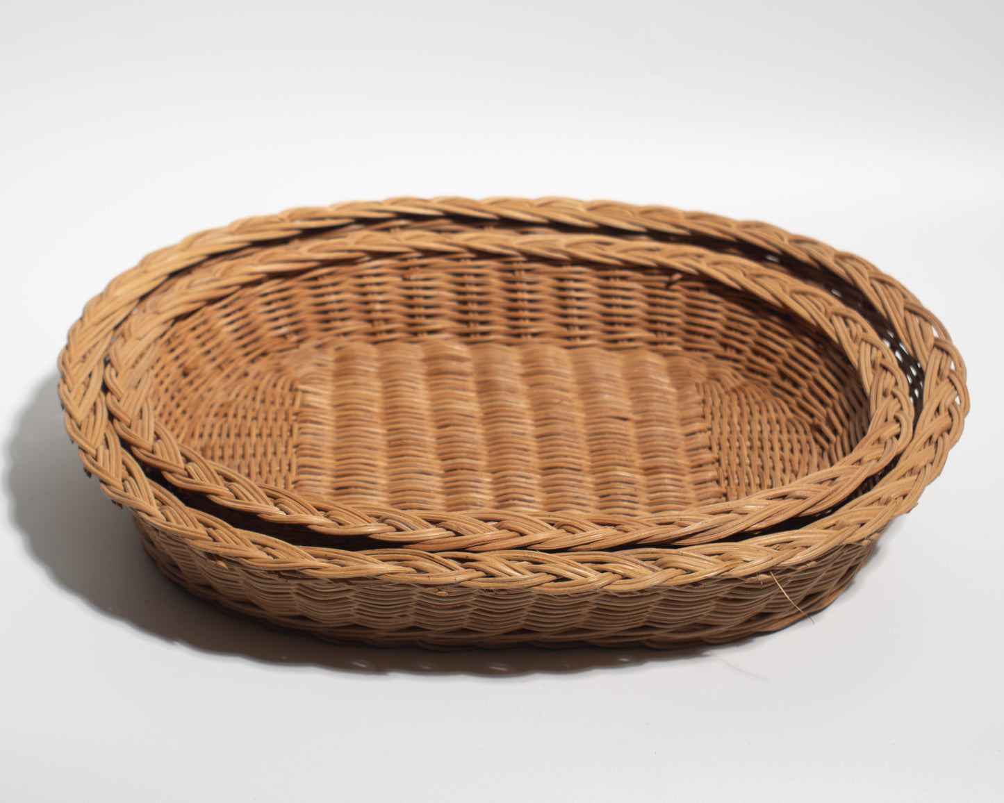 Bread, fruits and vegetables basket tray