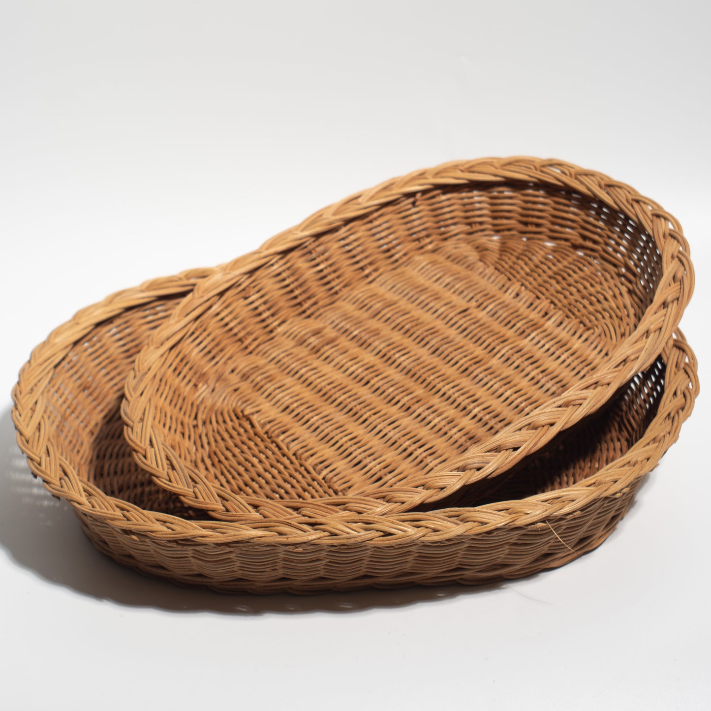 Bread, fruits and vegetables basket tray