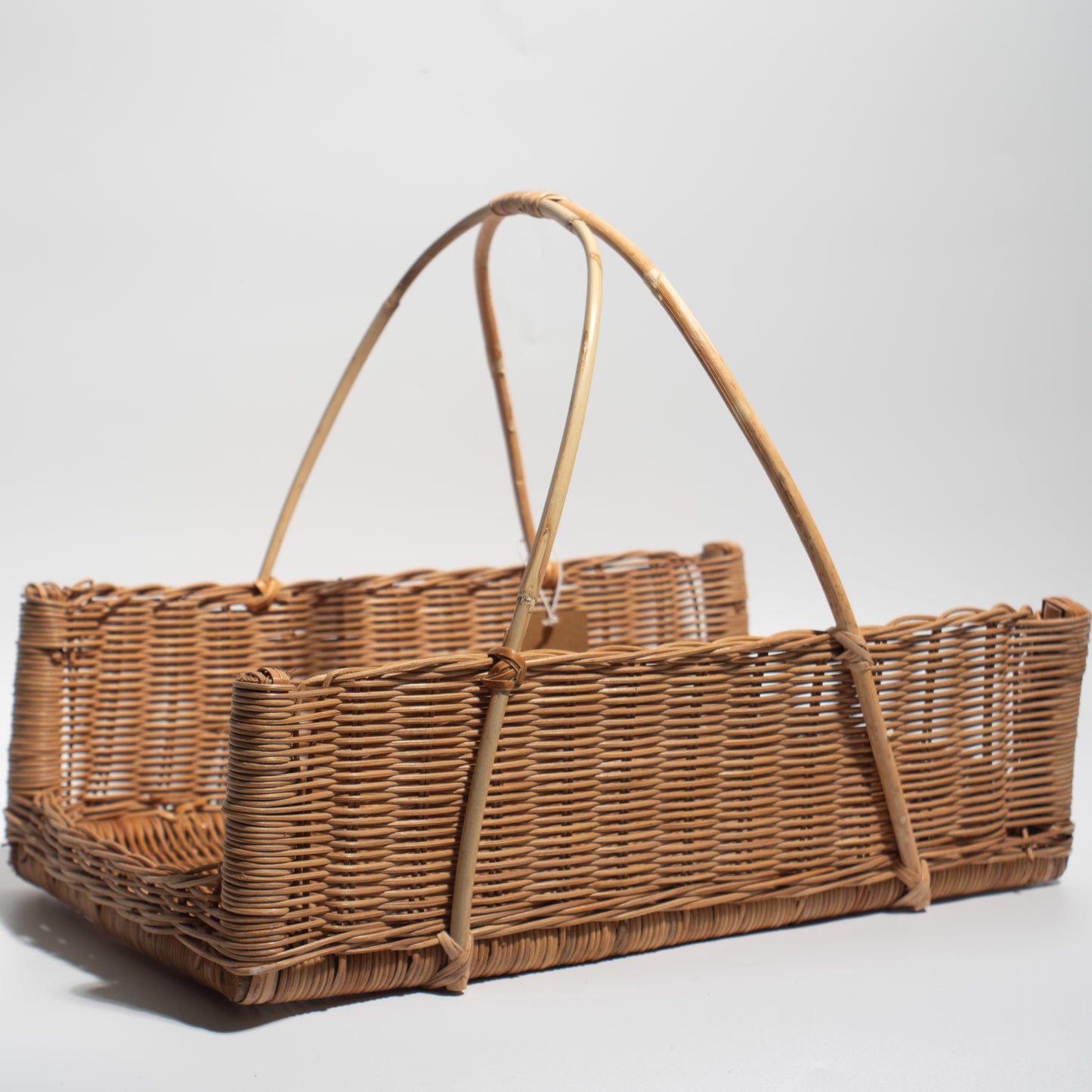 Handwoven Rattan Basket – Rustic & Multi-Purpose Storage