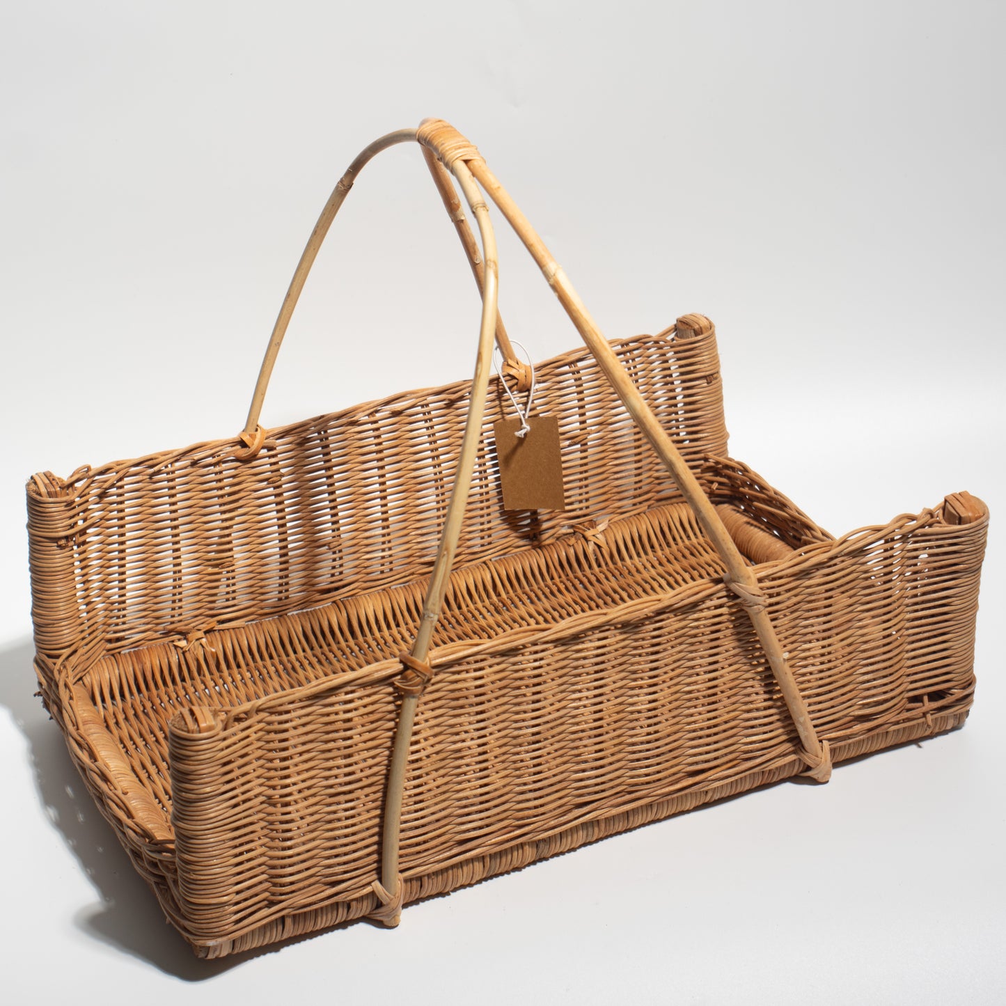 Handwoven Rattan Basket – Rustic & Multi-Purpose Storage