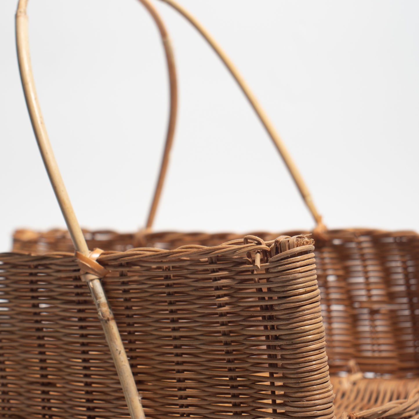 Handwoven Rattan Basket – Rustic & Multi-Purpose Storage