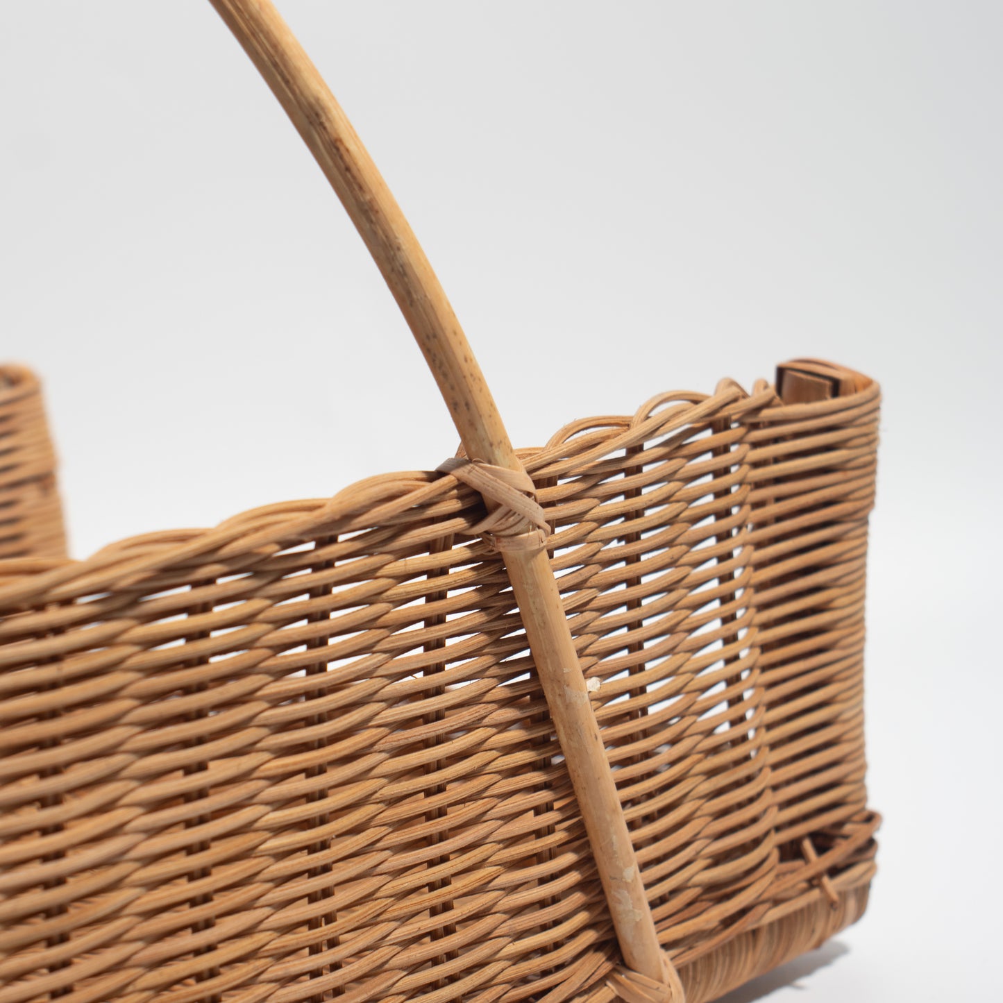 Handwoven Rattan Basket – Rustic & Multi-Purpose Storage