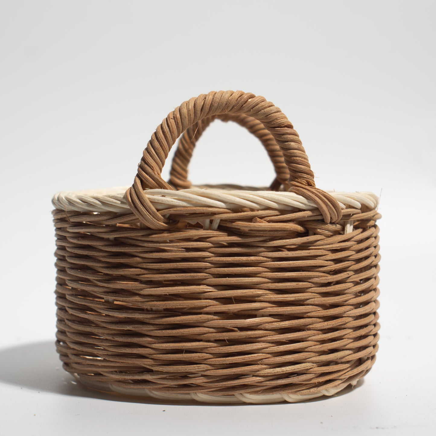 rattan basket Ideal for flower arrangements, storing small items, or as a decorative accent in any room.