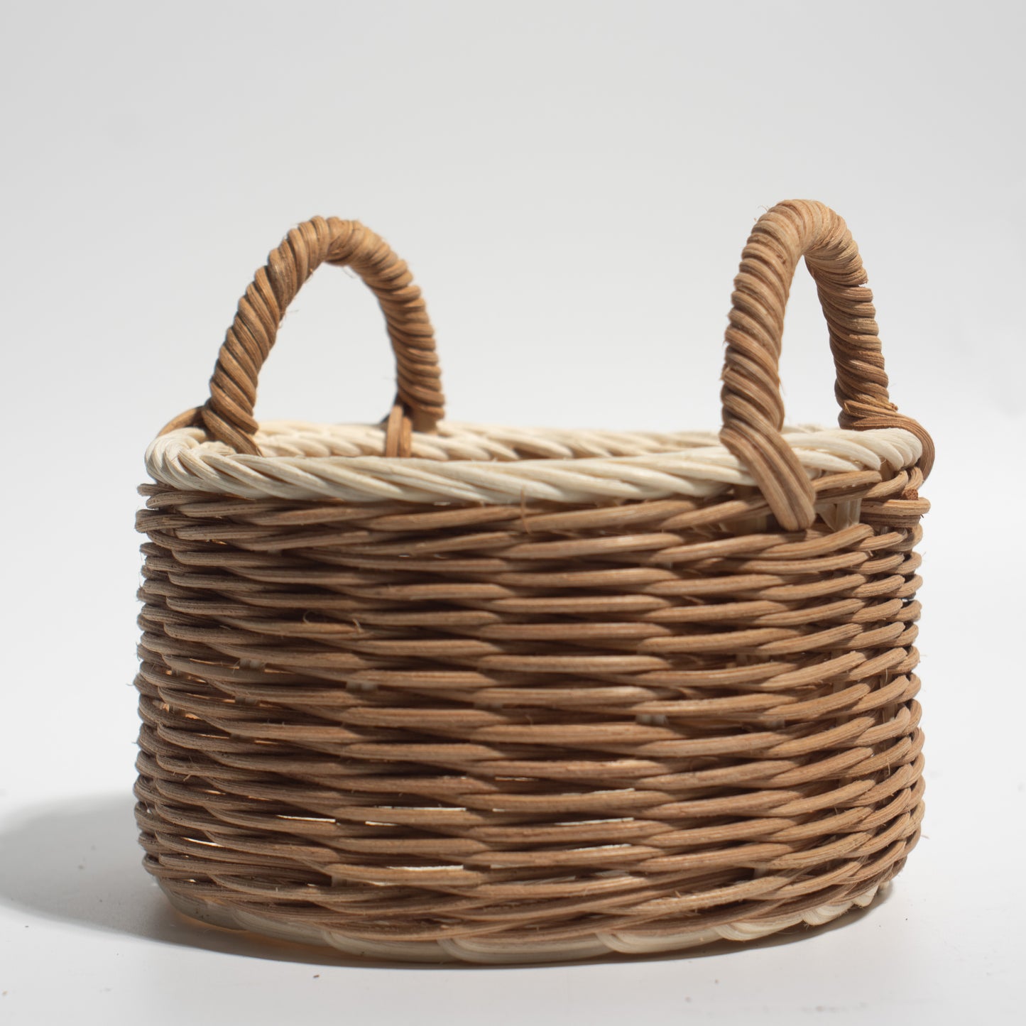 rattan basket Ideal for flower arrangements, storing small items, or as a decorative accent in any room.