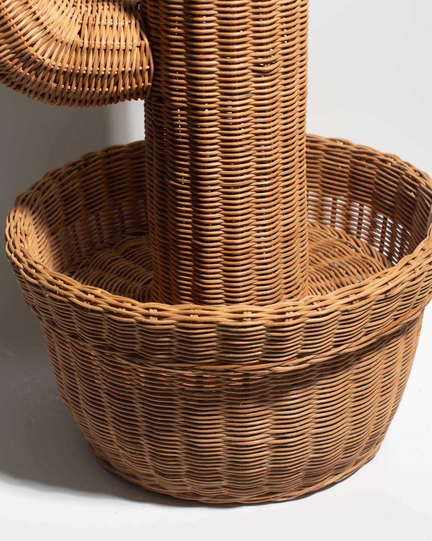 Handwoven Rattan Cactus Basket – Unique, Decorative & Functional