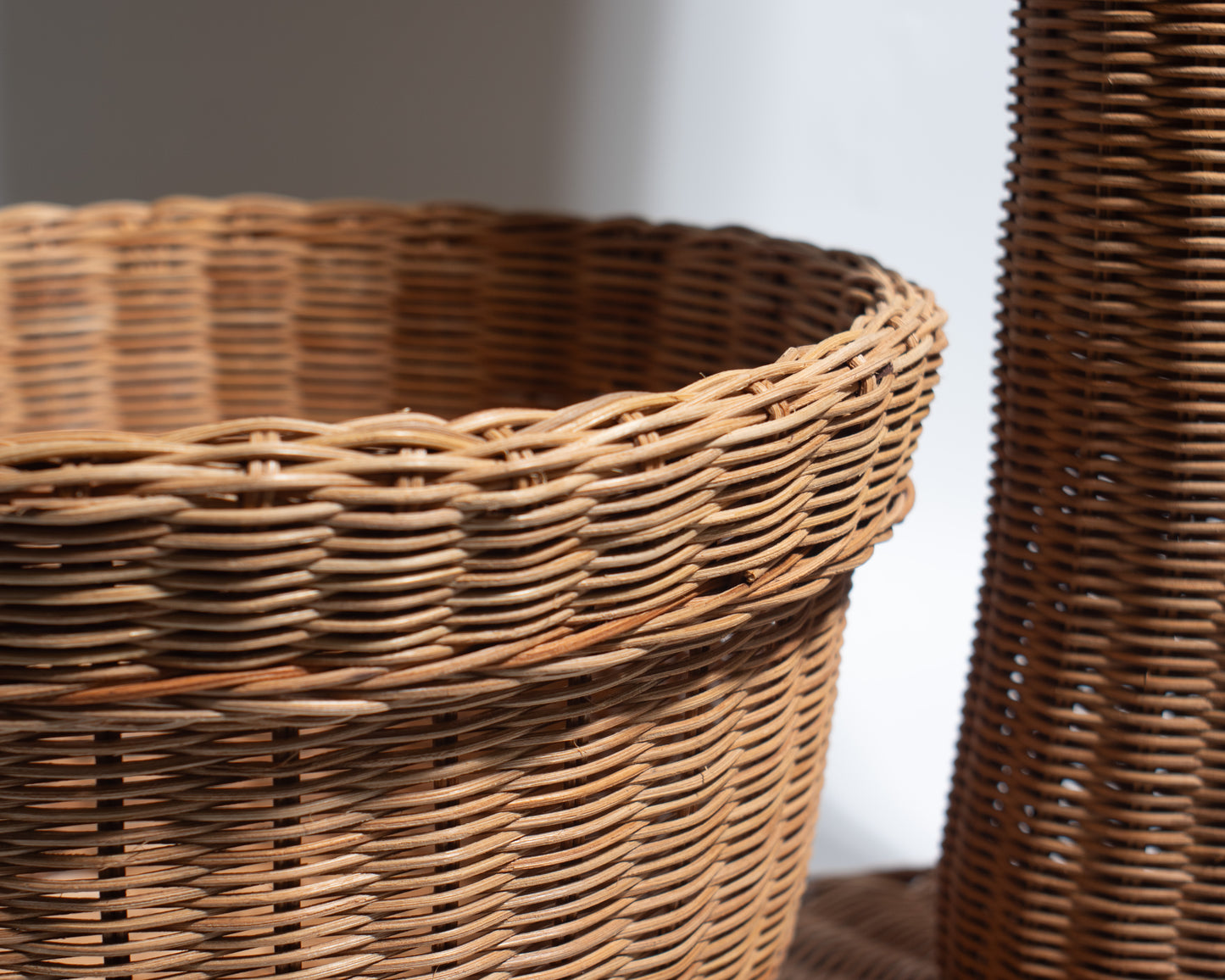 Handwoven Rattan Cactus Basket – Unique, Decorative & Functional