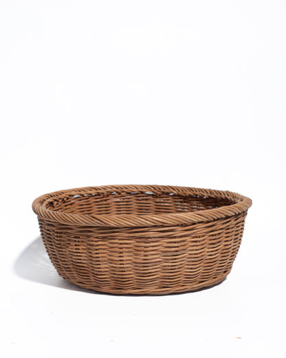 Handwoven rattan baskets for ideal Bread, fruits and vegetables, home decorations, badroom, kitchen