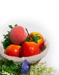 Handwoven rattan basket – Elegant Design for holding fruits, snacks, keys, small items, or as a stylish centerpiece.