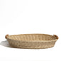 Large Handwoven Rattan Tray –Ideal for storing blankets, clothes, towels, Classic, Eco-Friendly & Versatile