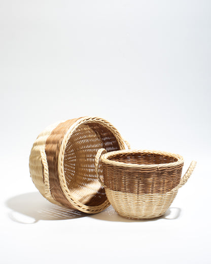 Multipurpose storage bin, Natural rattan basket
