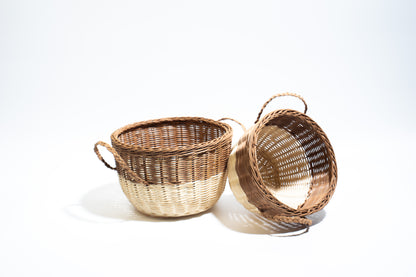 Multipurpose storage bin, Natural rattan basket