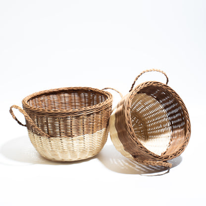 Multipurpose storage bin, Natural rattan basket