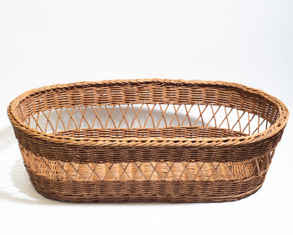Large Handwoven Rattan Basket – Sturdy, Spacious &amp; Naturally Beautiful