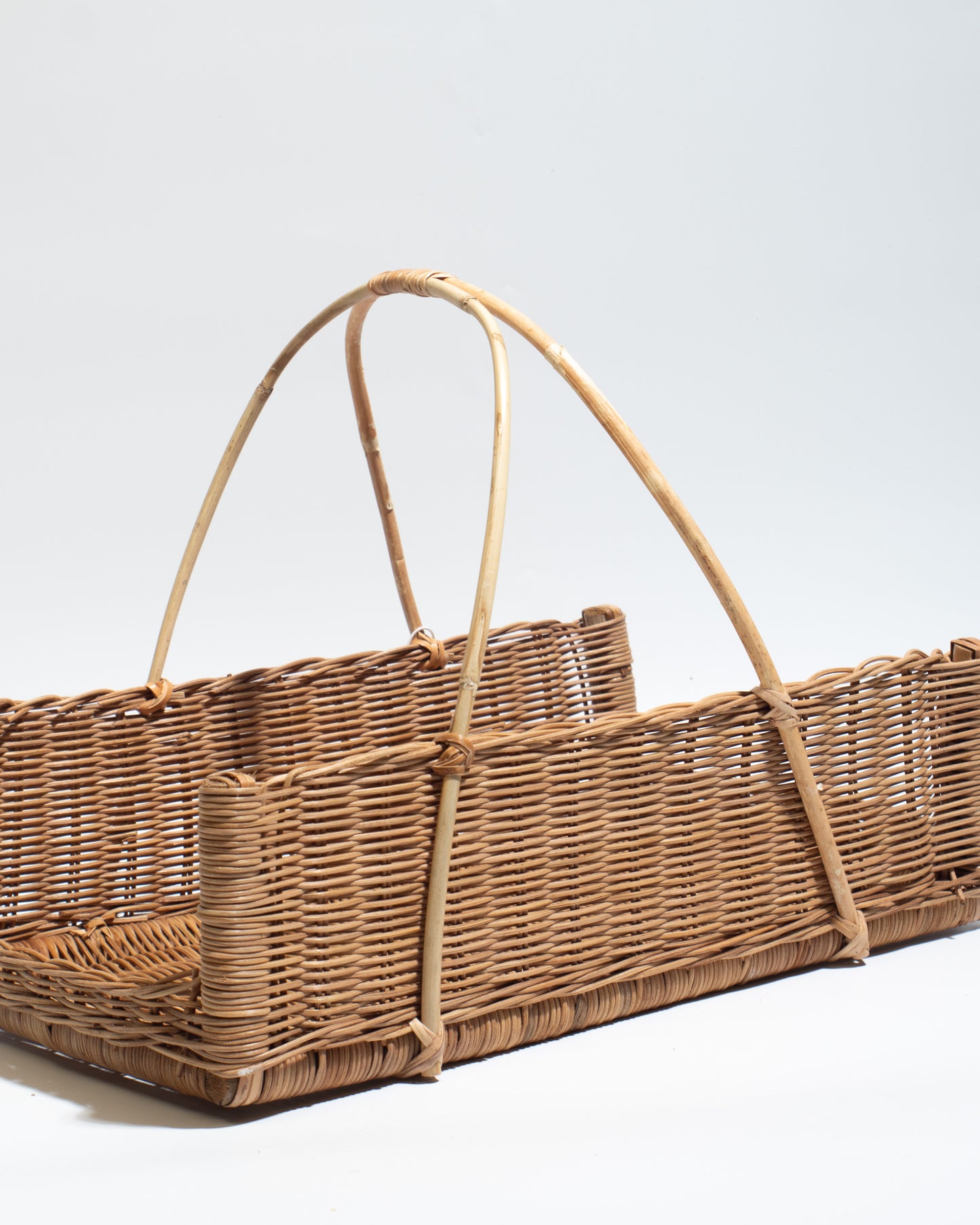 Handwoven Rattan Basket – Rustic &amp; Multi-Purpose Storage