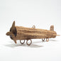 Handcrafted Bamboo & Rattan Airplane Model – Natural Home Decor