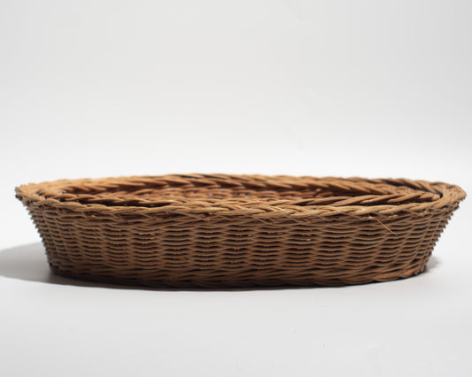 Bread, fruits and vegetables basket tray