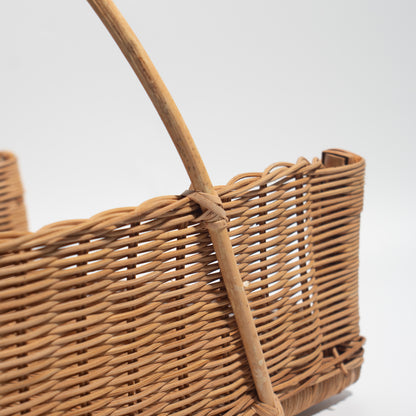 Handwoven Rattan Basket – Rustic &amp; Multi-Purpose Storage