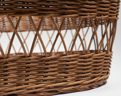 Large Handwoven Rattan Basket – Sturdy, Spacious &amp; Naturally Beautiful