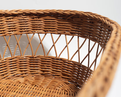 Large Handwoven Rattan Basket – Sturdy, Spacious &amp; Naturally Beautiful