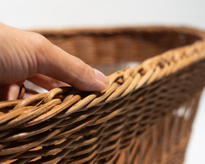 Large Handwoven Rattan Basket – Sturdy, Spacious &amp; Naturally Beautiful